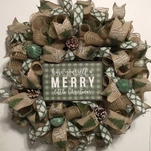 Have Yourself A Merry Little Christmas" Wreath